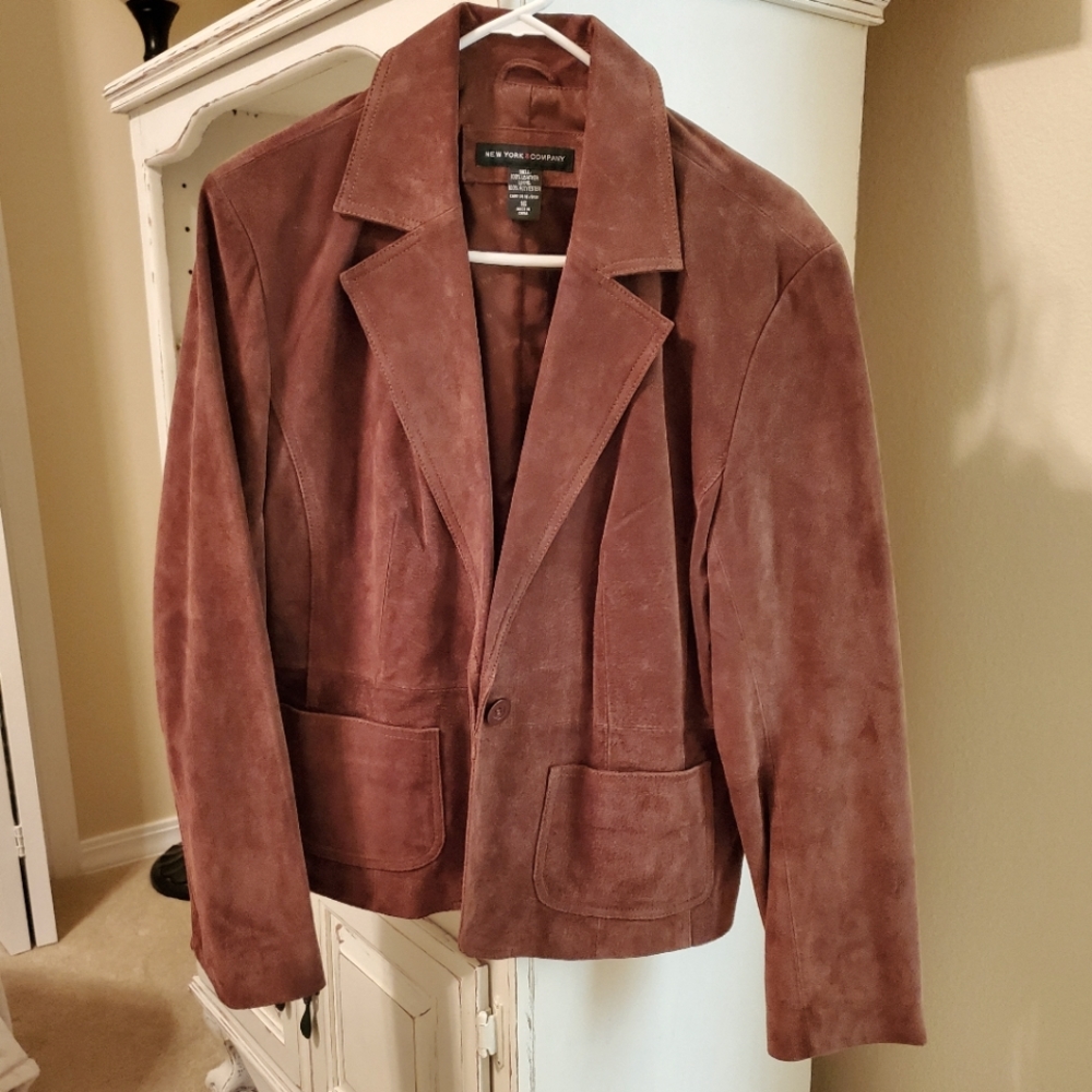 Faux Suede Jacket